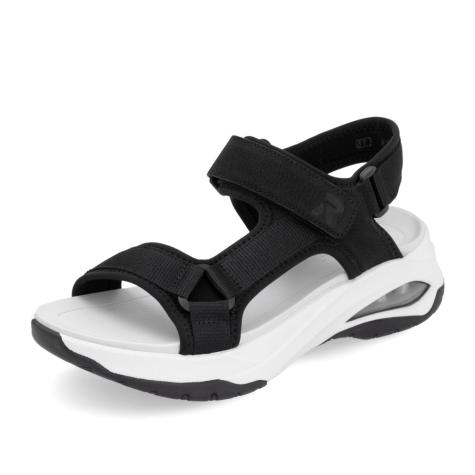 Dámske sandále RIEKER W3151-01 čierna S5