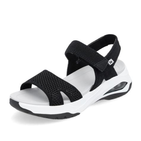 Dámske sandále RIEKER W3152-00 čierna S5