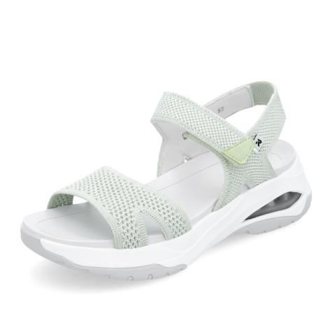 Dámské sandály RIEKER W3152-52 zelená S5