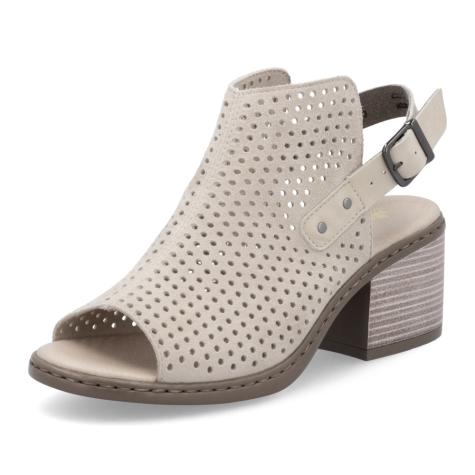Dámske sandále RIEKER V0590-60 béžová S5