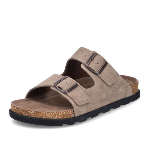 Pánske šľapky RIEKER 21190-27 hnedá S5