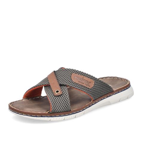 Pánske šľapky RIEKER 21340-54 zelená S5