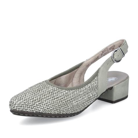 Dámské lodičky RIEKER 47060-52 zelená S6