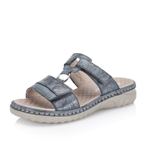 Dámske šľapky RIEKER 60428-14 modrá S5