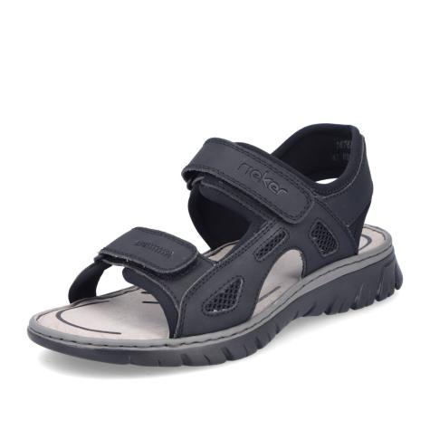 Pánske sandále RIEKER 26761-00 čierna S5