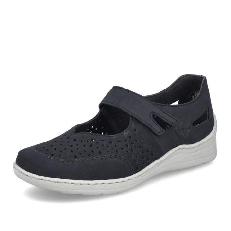 Dámské polobotky RIEKER 48996-14 modrá S5