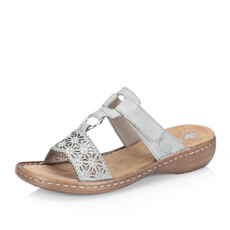 Dámske šľapky RIEKER 60871-40 sivá S5