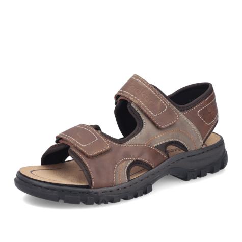 Pánske sandále RIEKER 25053-22 hnedá S6