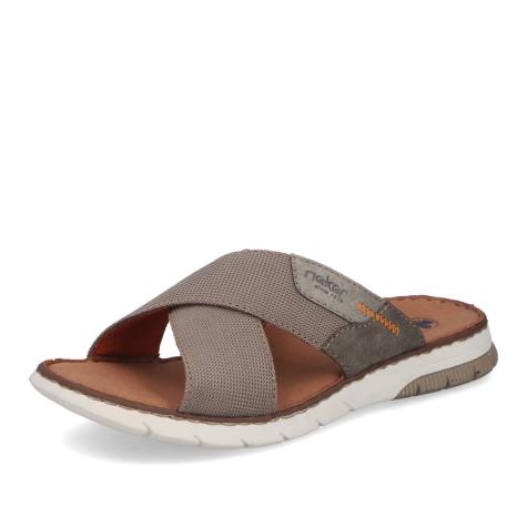 Pánské nazouváky RIEKER 25250-64 béžová S6