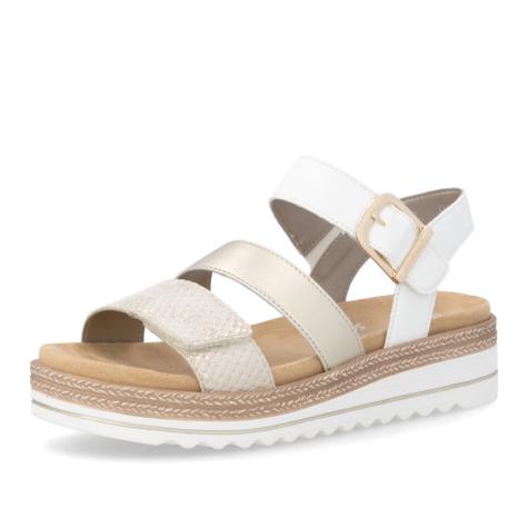 Dámske sandále REMONTE D0Q55-92 zlatá S6