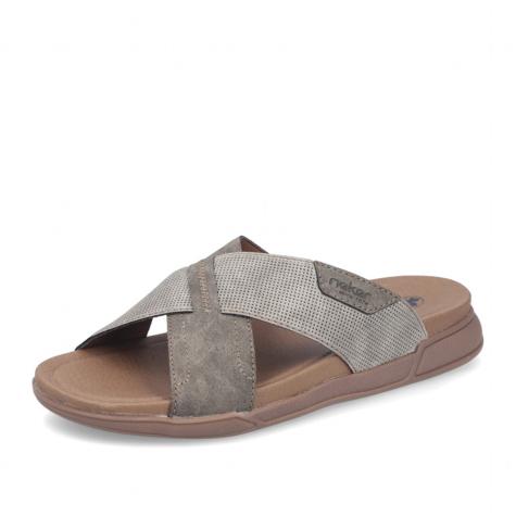 Pánské nazouváky RIEKER 27080-25 šedá S6