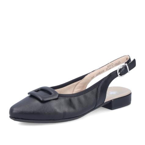 Dámske lodičky RIEKER 43150-00 čierna S6