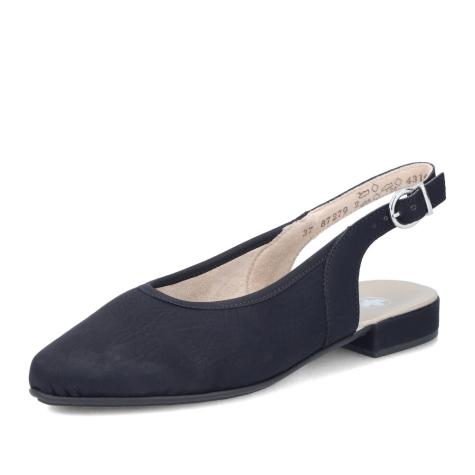 Dámske lodičky RIEKER 43161-00 čierna S6