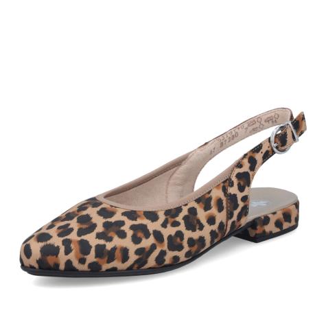 Dámske lodičky RIEKER 43161-90 béžová S6