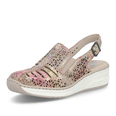 Dámské sandály RIEKER 48763-90 béžová S6