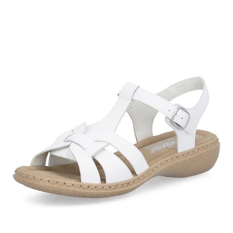 Dámské sandály RIEKER 61853-80 bílá S6