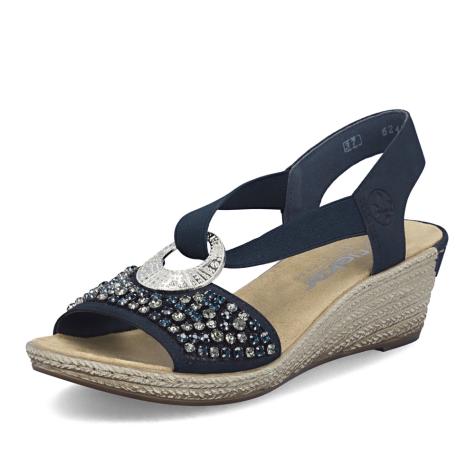Dámské sandály RIEKER 62451-14 modrá S6