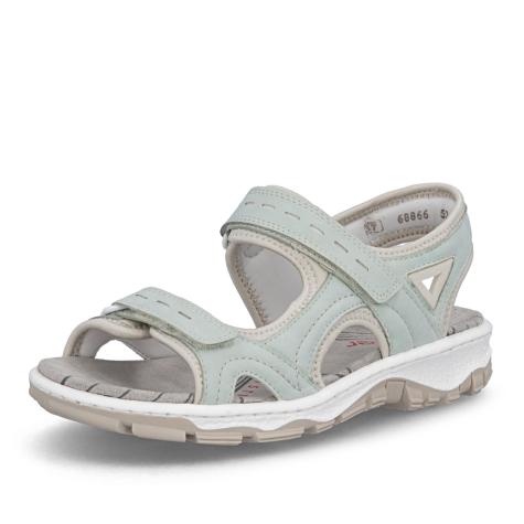 Dámske sandále RIEKER 68866-52 zelená S6