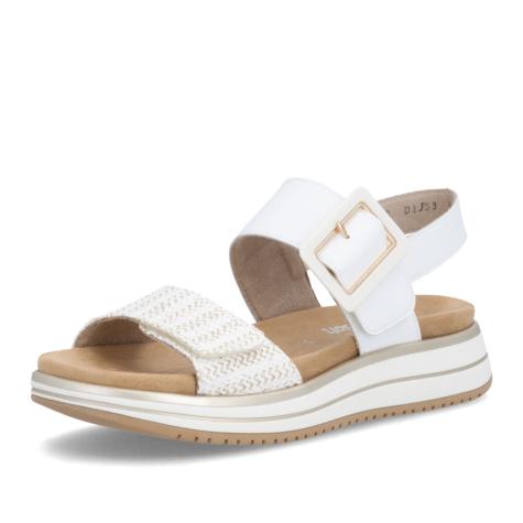 Dámske sandále REMONTE D1J53-81 biela S6
