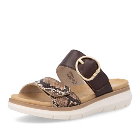 Dámske šľapky REMONTE D2K57-25 hnedá S6