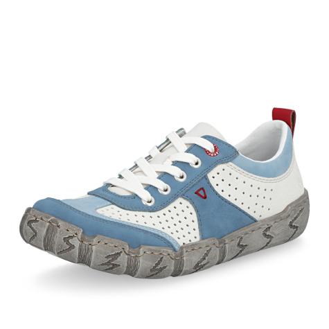 Dámske poltopánky RIEKER L0307-80 biela S6