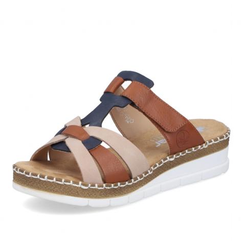 Dámské nazouváky RIEKER V1291-90 béžová S6