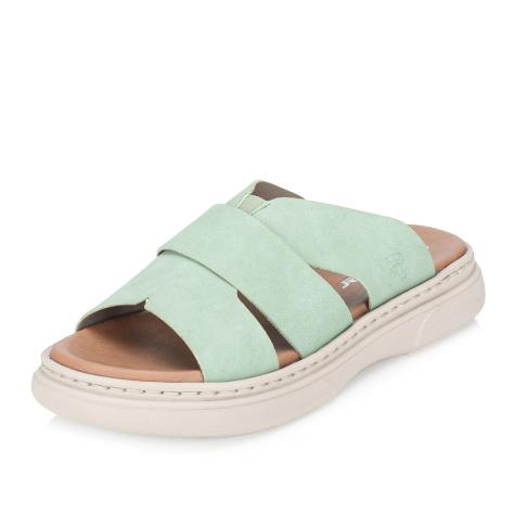 Dámske šľapky RIEKER V3089-52 zelená S6