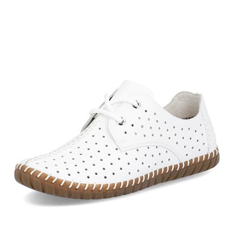 Dámské polobotky RIEKER M2801-80 bílá S6