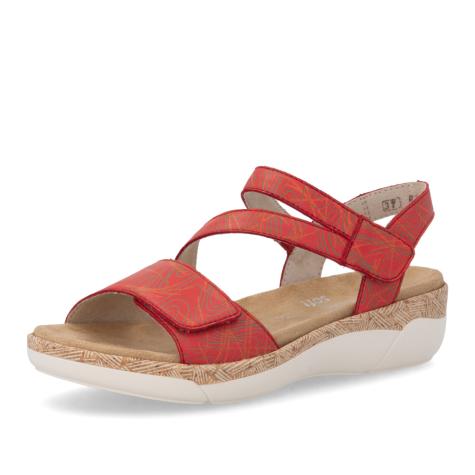 Dámske sandále REMONTE R6860-33 červená S6