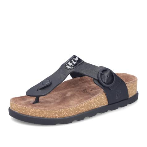 Dámske žabky RIEKER V3150-00 čierna S6