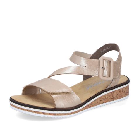 Dámské sandály RIEKER V3660-61 béžová S6