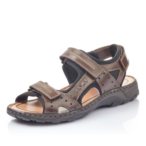 Pánské sandály RIEKER 26061-25 hnědá S5
