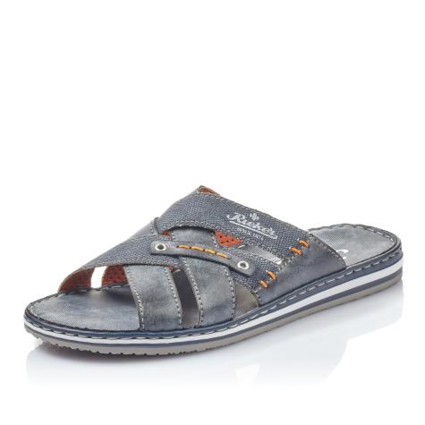 Pánske šľapky RIEKER 21599-14 modrá S5
