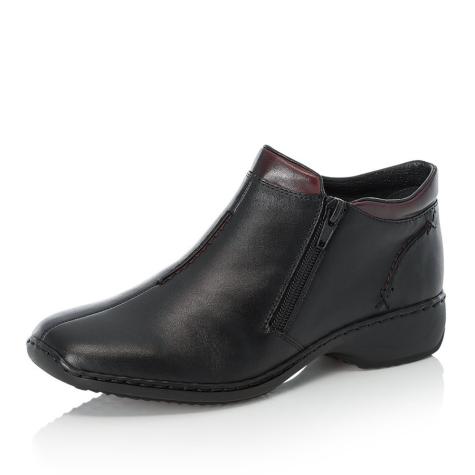 Dámska členková obuv RIEKER L3882-00 čierna W4