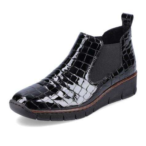 Dámska členková obuv RIEKER 53794-01 čierna W4