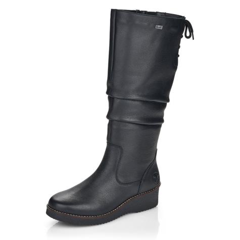 Dámské kozačky RIEKER Y4693-00 černá W4