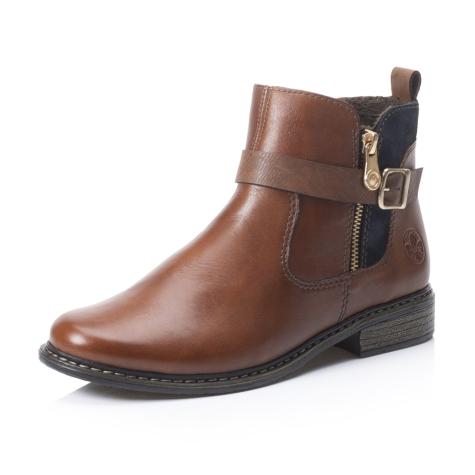 Dámska členková obuv RIEKER Z4959-22 hnedá W5