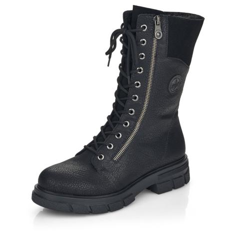 Dámské kozačky RIEKER Z9131-00 černá W4
