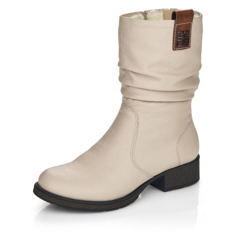 Dámska členková obuv RIEKER Z9583-60 béžová W4