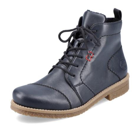 Dámska členková obuv RIEKER 73500-14 modrá W5