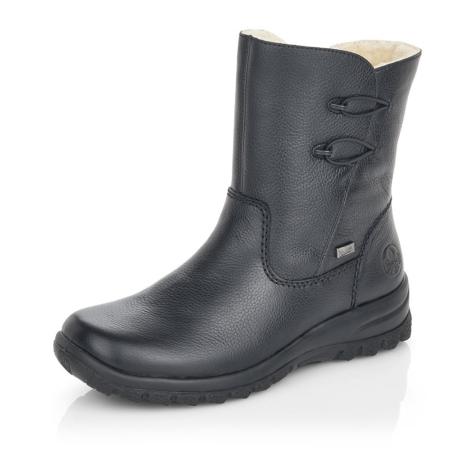 Dámska členková obuv RIEKER Z7172-00 čierna W3