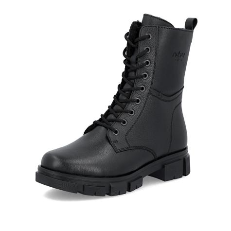 Dámska členková obuv RIEKER Y7116-00 čierna W5