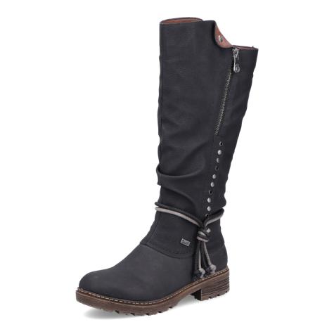 Dámské kozačky RIEKER Z4759-01 černá W4