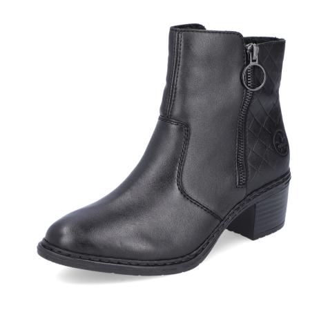 Dámska členková obuv RIEKER 70150-00 čierna W3