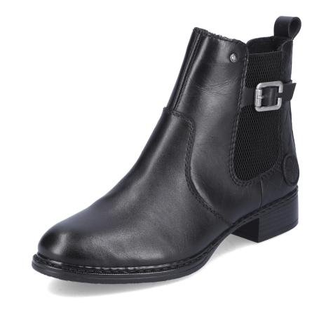 Dámska členková obuv RIEKER 73485-00 čierna W4