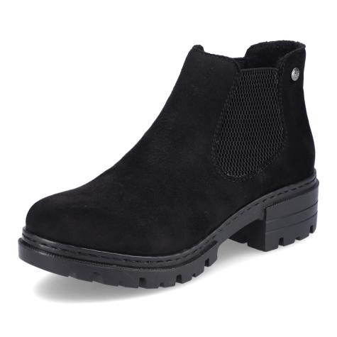 Dámska členková obuv RIEKER 76884-00 čierna W5