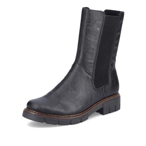 Dámska členková obuv RIEKER Z3582-00 čierna W4