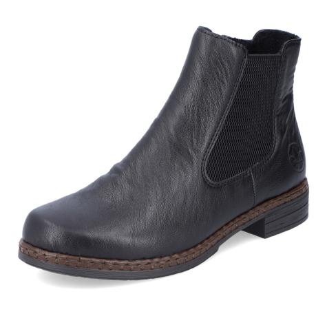 Dámska členková obuv RIEKER 75170-00 čierna W4
