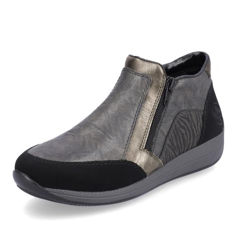 Dámska členková obuv RIEKER N1152-42 čierna W4
