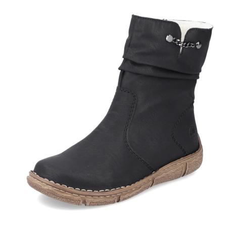 Dámska členková obuv RIEKER Z3771-00 čierna W5